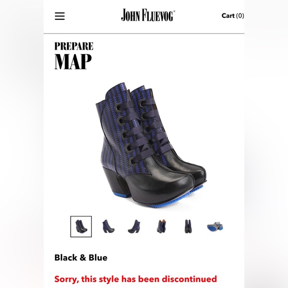 🇨🇦John Fluevog Prepare Map Platform Boots! - Picture 7 of 7